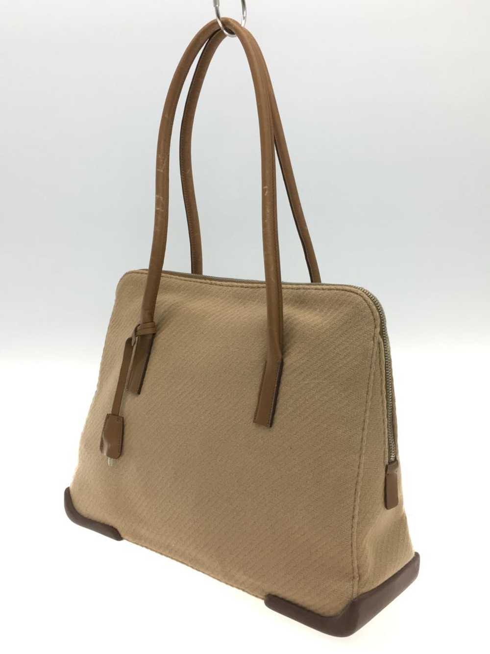 Used Prada Tote Bag/Wool/Cml/Plain Bag - image 2