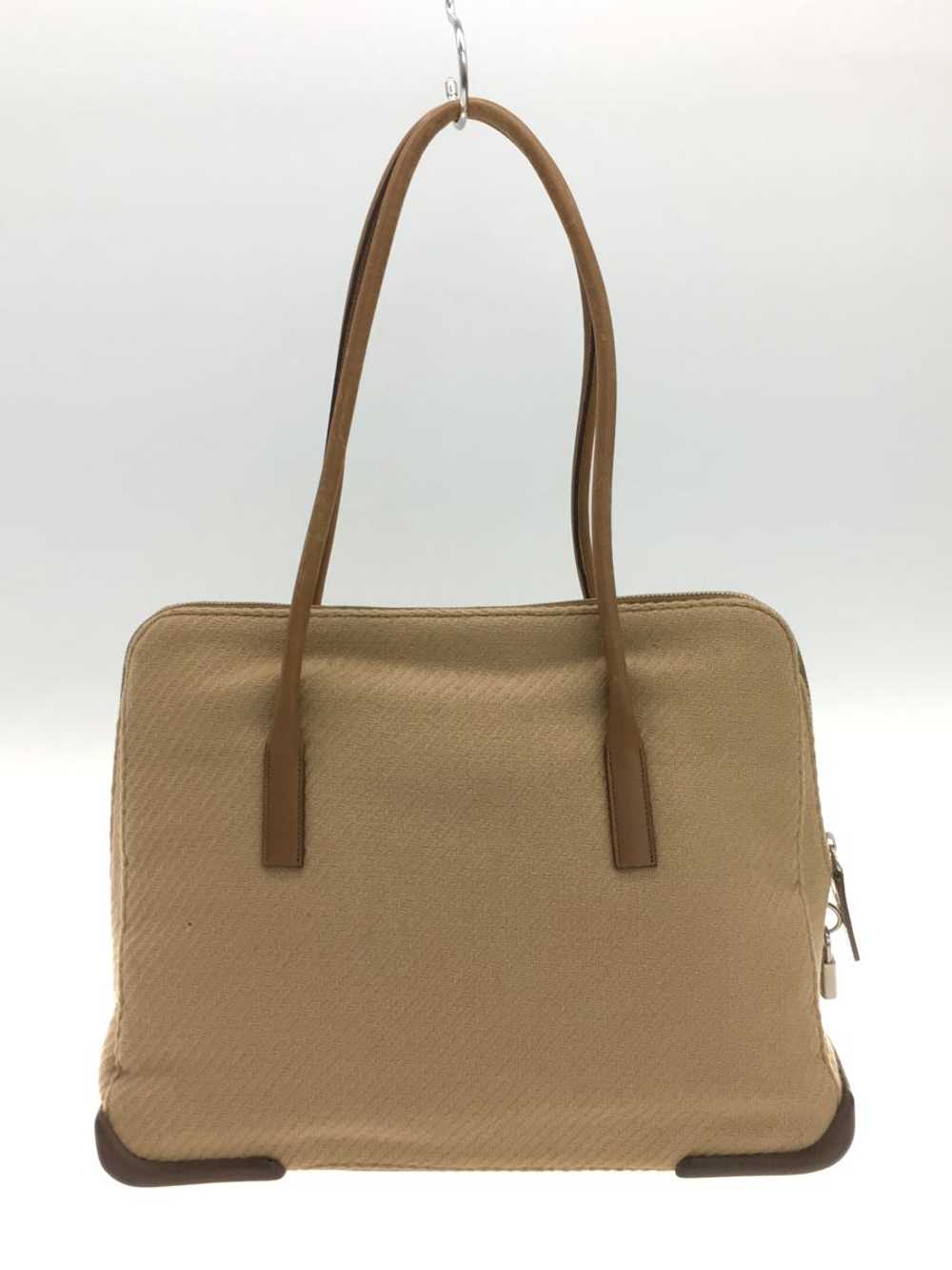 Used Prada Tote Bag/Wool/Cml/Plain Bag - image 3