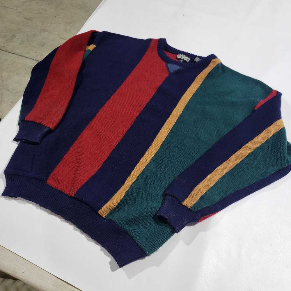 Coloured Cable Knit Sweater × Unsound Rags × Vint… - image 1