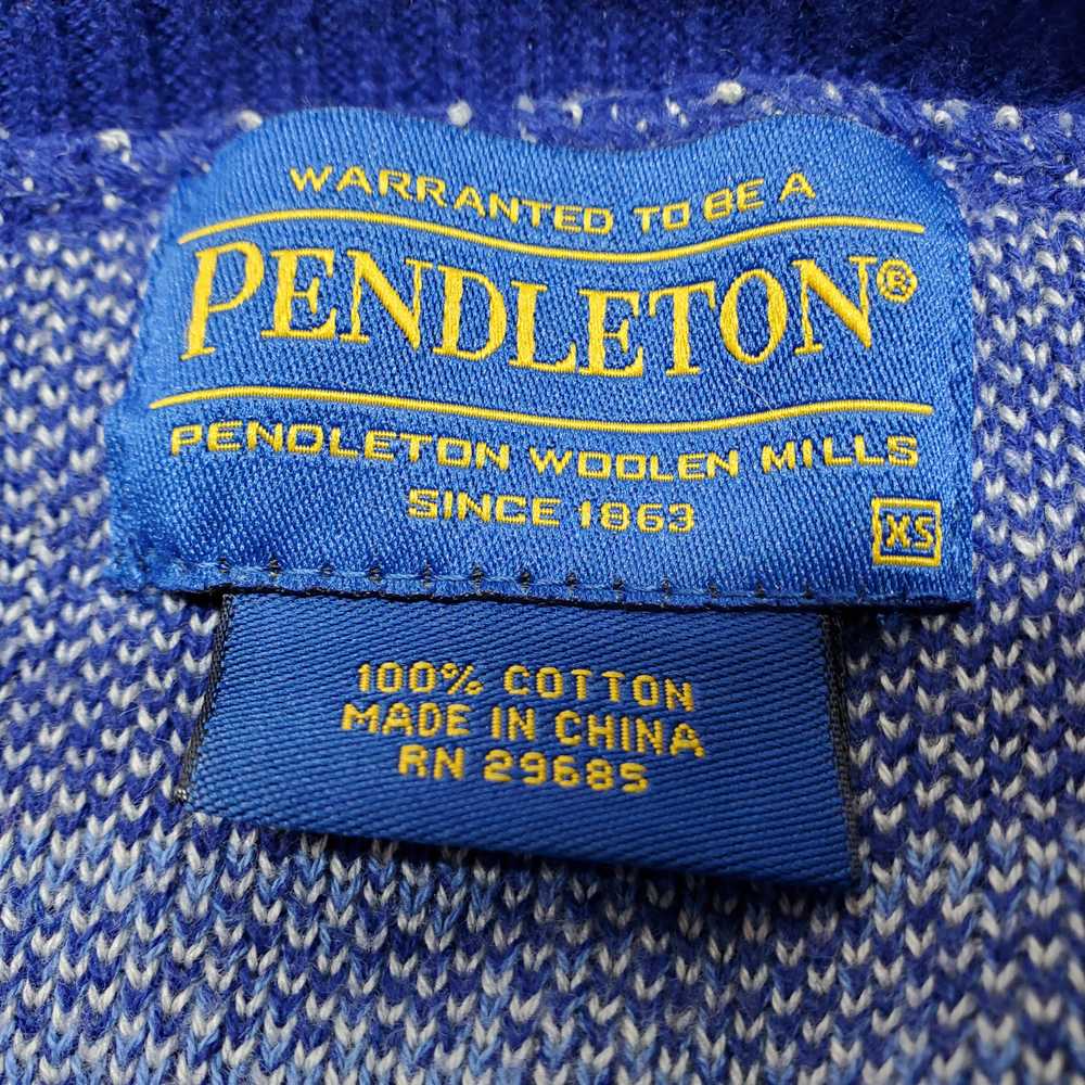 Pendleton Cotton Multicolor Crewneck LS Pullover … - image 3