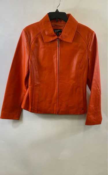 Black Rivet Orange Jacket - Size Large