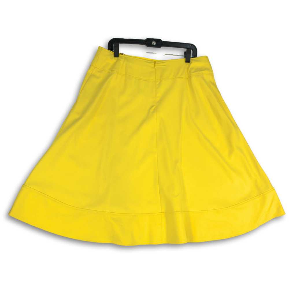 Lane Bryant NWT Womens Yellow Back-Zip Slash Pock… - image 2