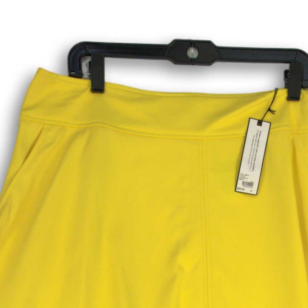 Lane Bryant NWT Womens Yellow Back-Zip Slash Pock… - image 3