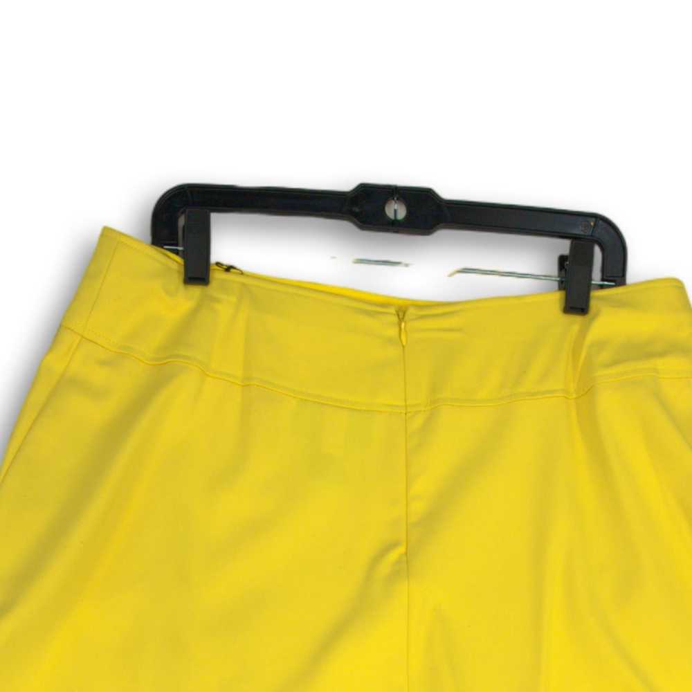 Lane Bryant NWT Womens Yellow Back-Zip Slash Pock… - image 4