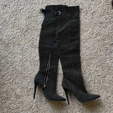 Alice + Olivia Studded Over the Knee Boots - image 1