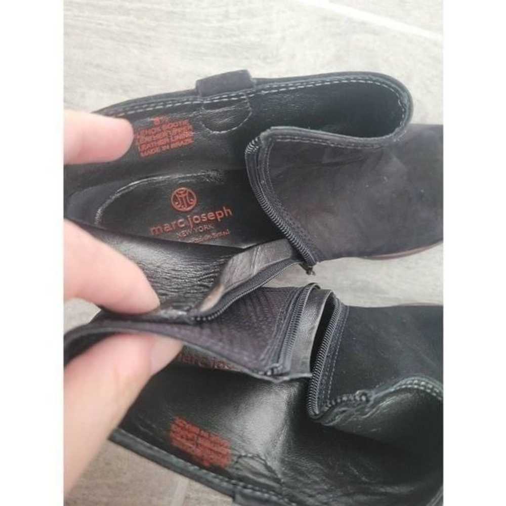 Marc Joseph Lenox Bootie Black Leather Size 8.5 - image 6