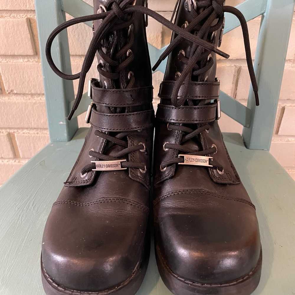 Harley-Davidson Motorcycle Boots - Womens size 9.5 - image 2