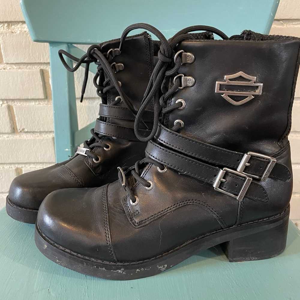 Harley-Davidson Motorcycle Boots - Womens size 9.5 - image 3