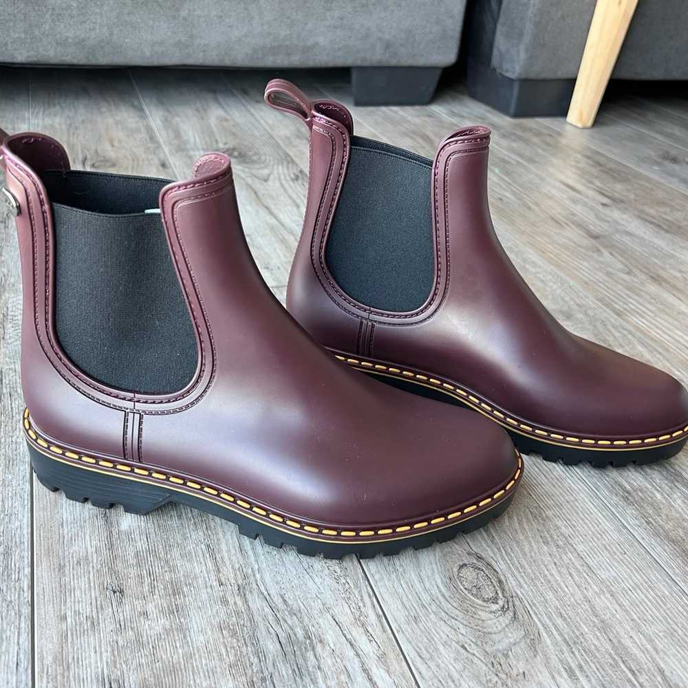 Igor Trak Mate Tri Burgundy Rain Boots - size 8.5 - image 3