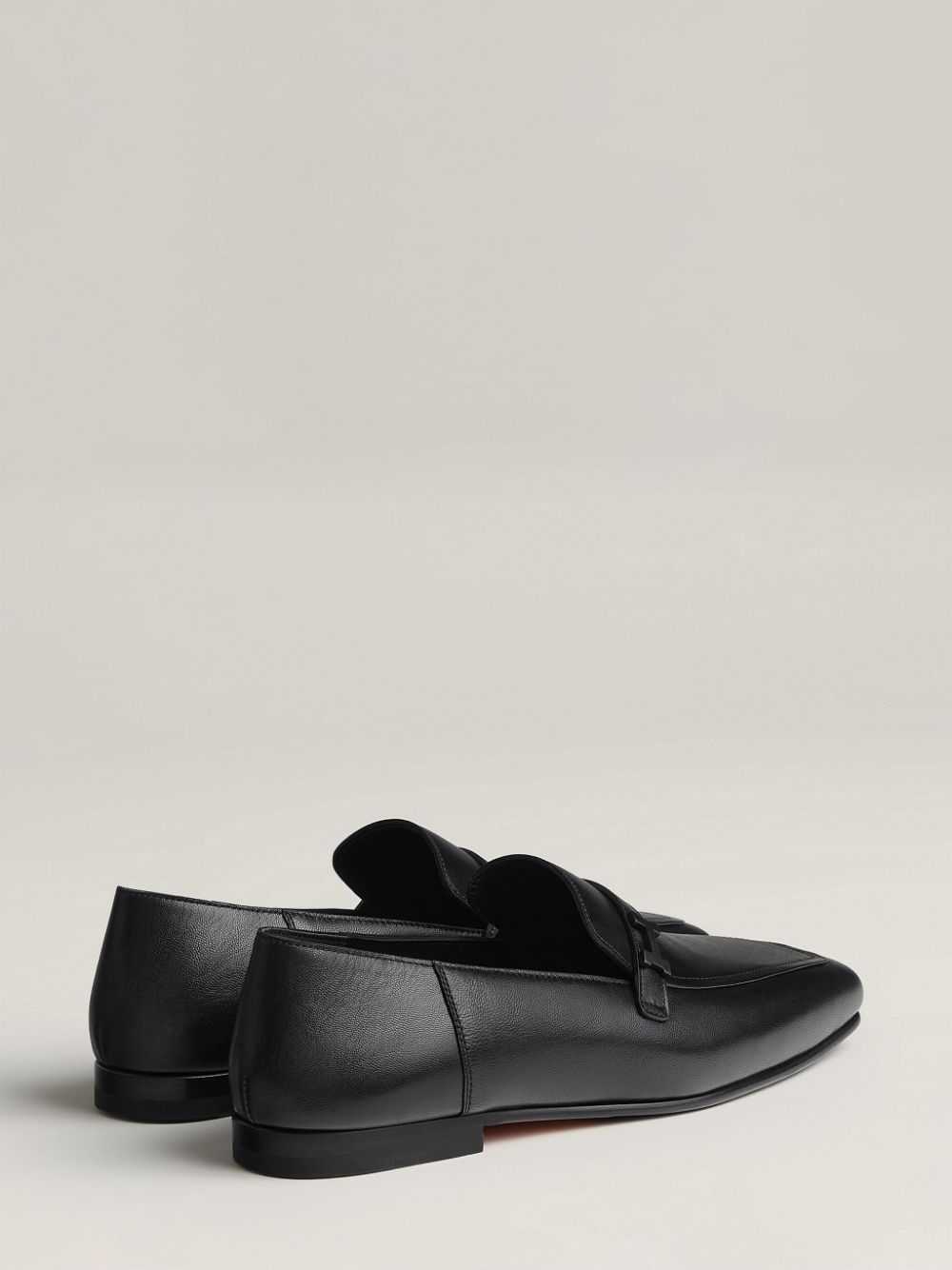 Hermès Pre-Owned Giovanni leather loafers - Black - image 2