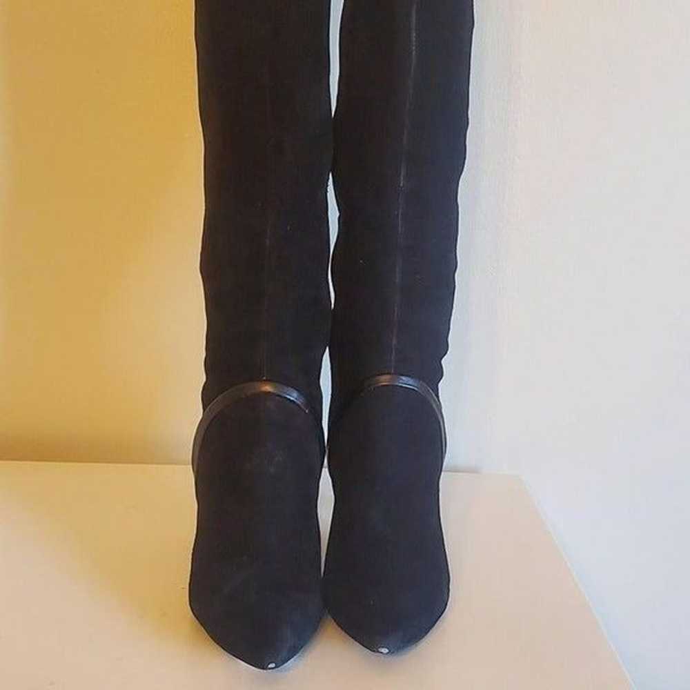 BLEEKER & BOND 6 Maya Black Suede Knee High Boots… - image 3