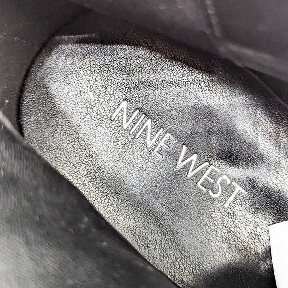 Nine West Women Dynamic BLack Leather Retro Vinta… - image 10