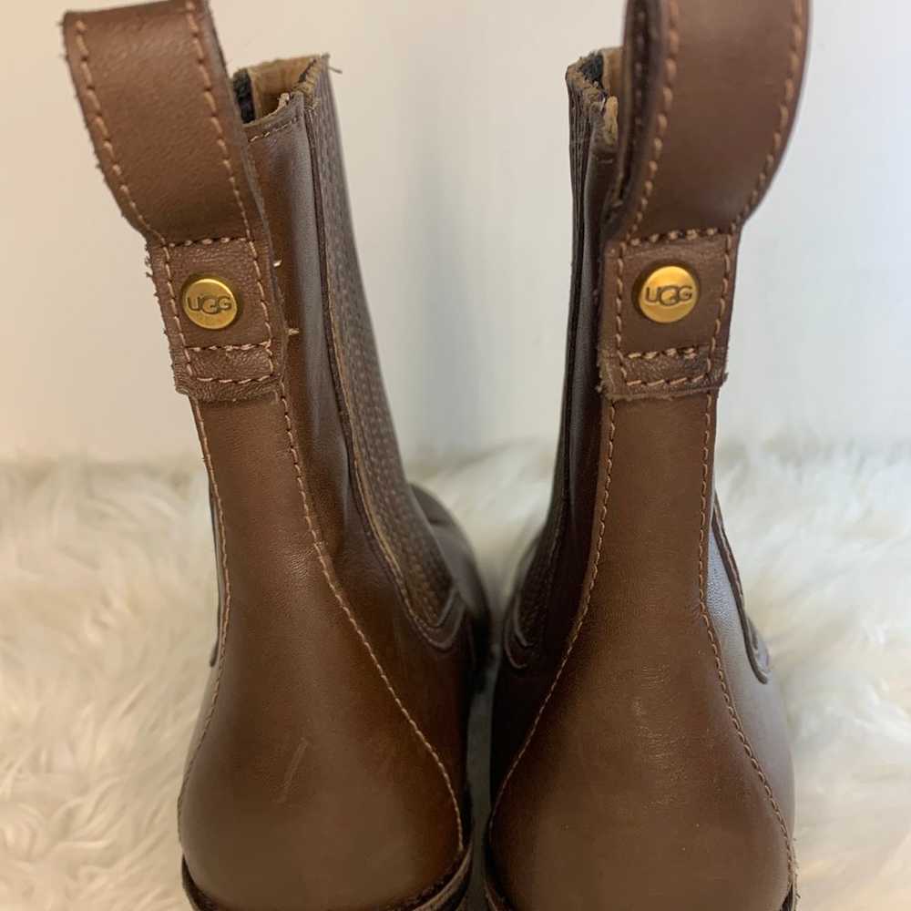 UGG Camden Exotic Boots Chocolate Brown Leather C… - image 5