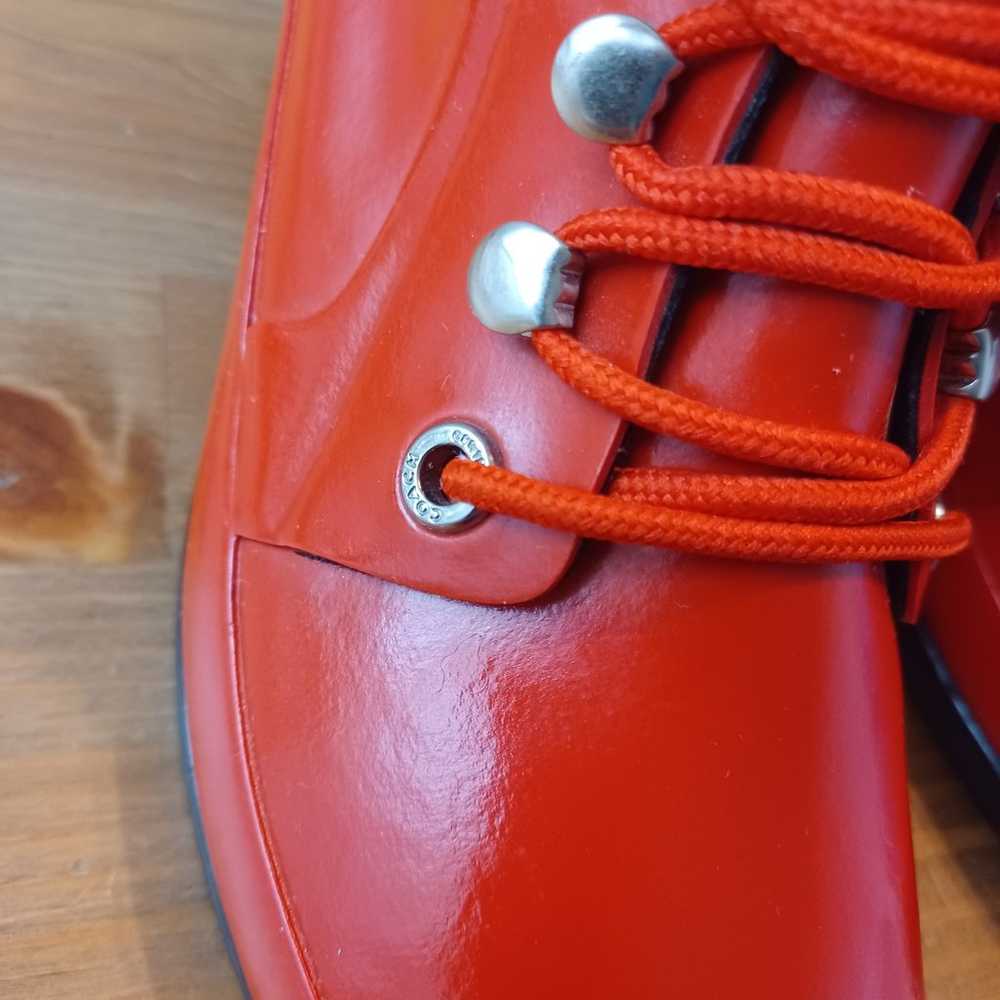 Coach Rain Boots Size US 5 Color Red Woman - image 4