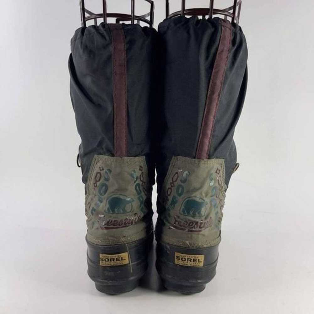 Sorel women Freestyle VTG 90s Felt lined Boots US… - image 4