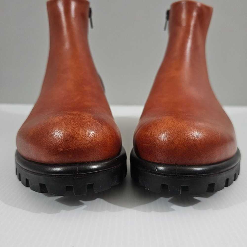 Ecco Modtray Ankle Chelsea Bootie Shoe Cognac Bro… - image 5