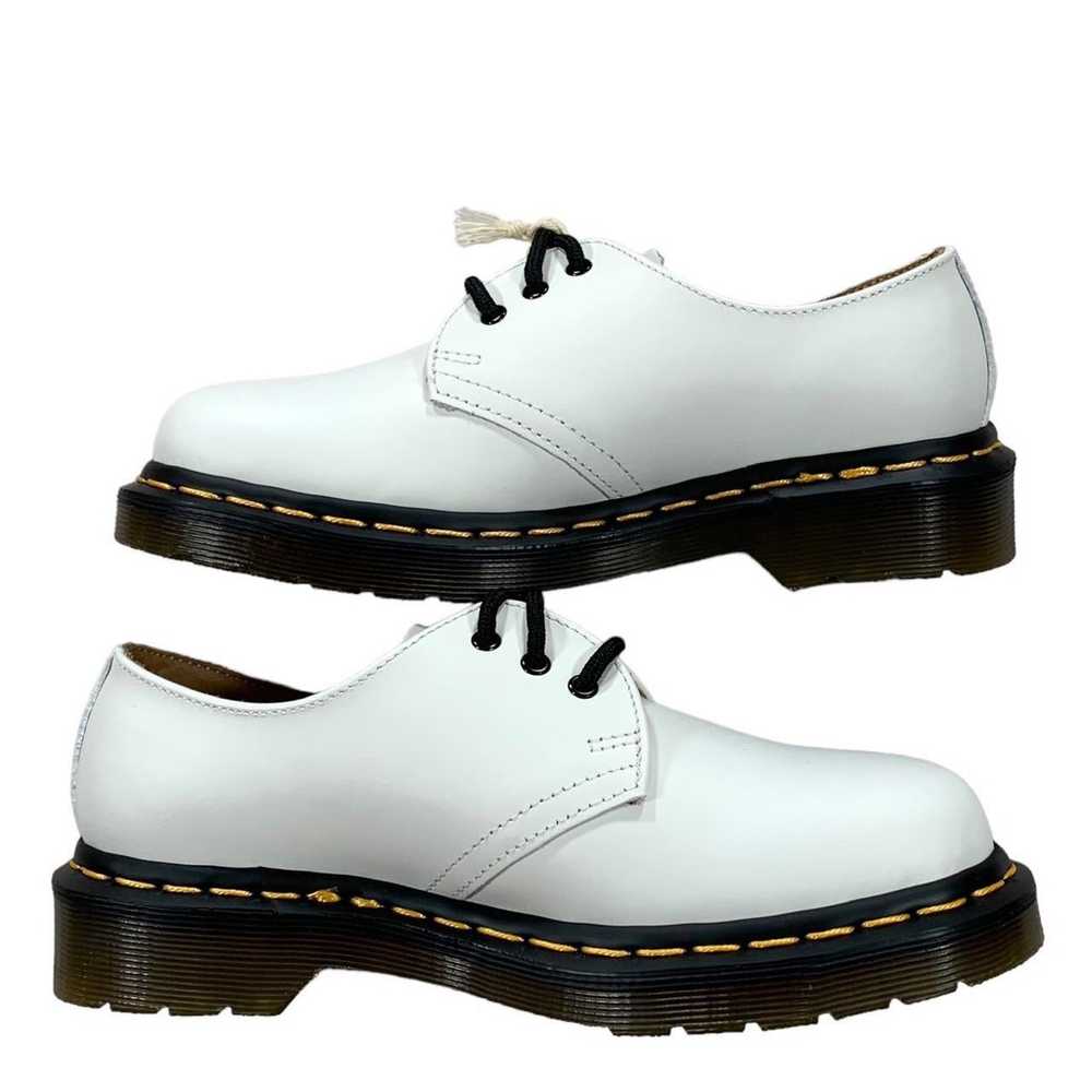 Dr. Martens 1461 Bex White Smooth Leather Low Top… - image 2