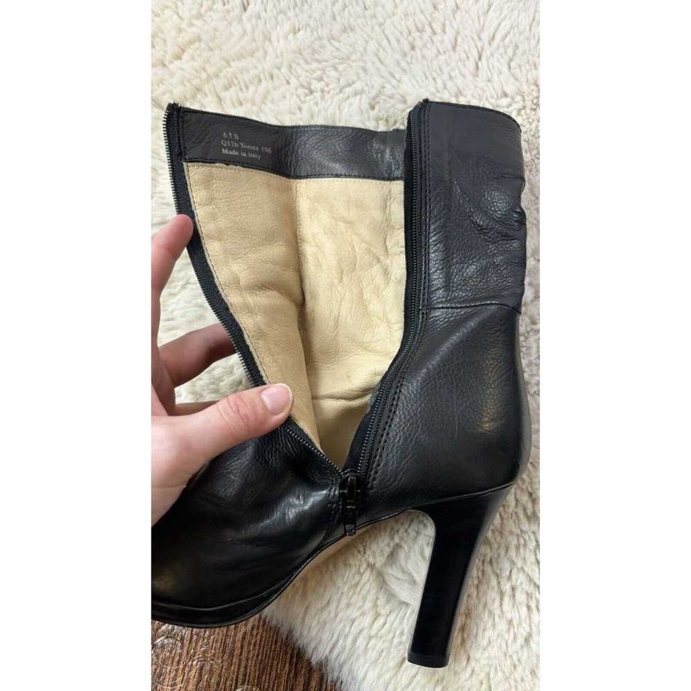 Vintage Coach Torre Black Leather Slouched Boot w… - image 11