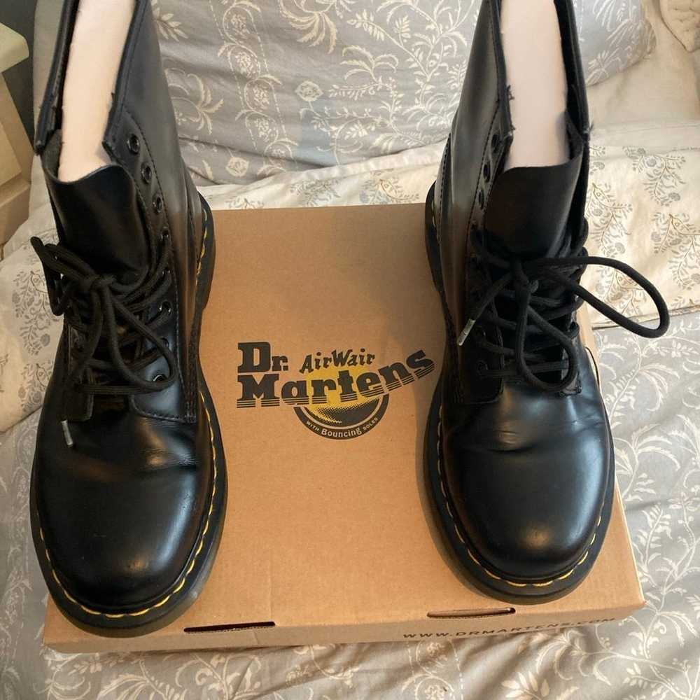 Dr. Martens 1460 W Boots 11821006 smooth black no… - image 4