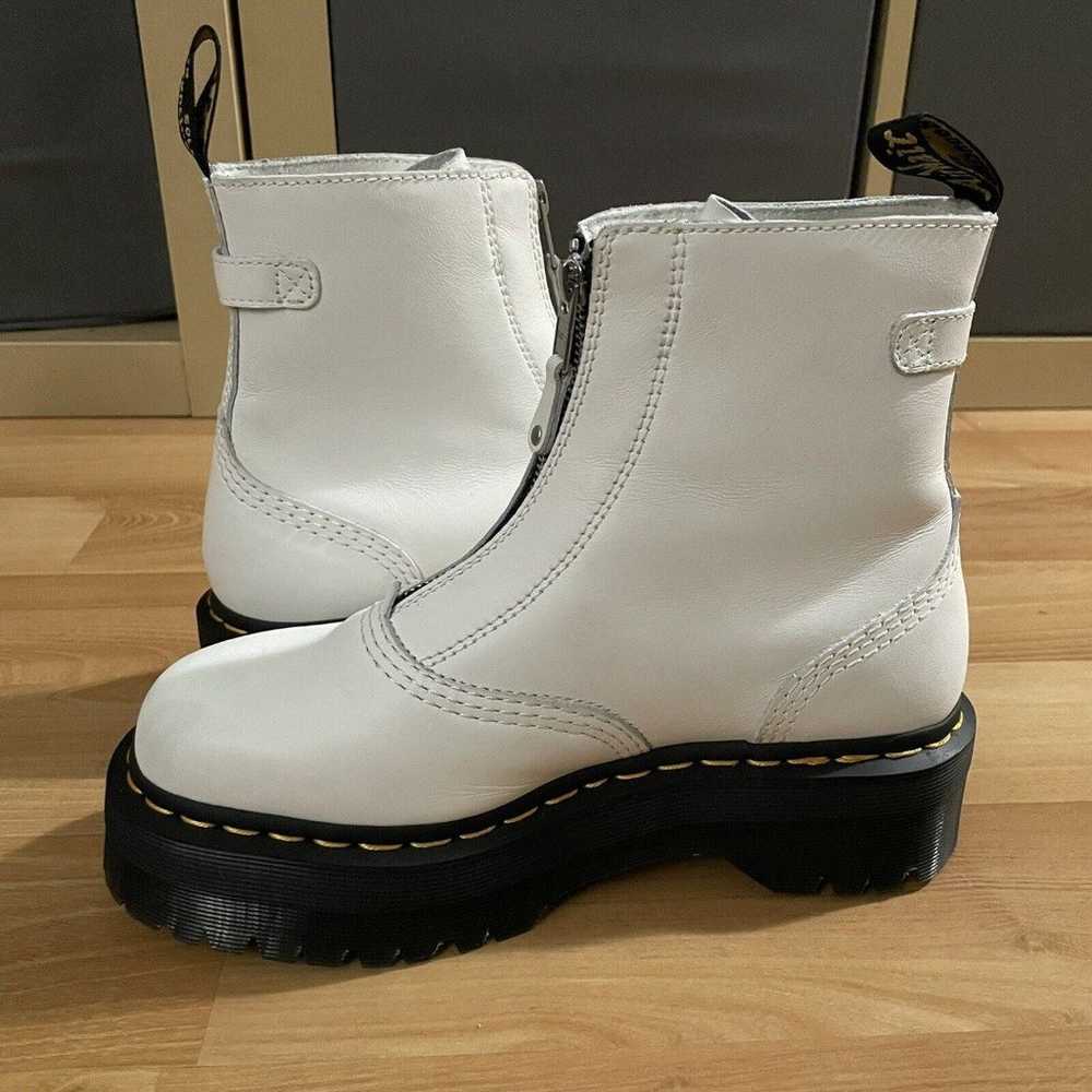Dr Martens Women’s White Jetta Boots Leather Fron… - image 7