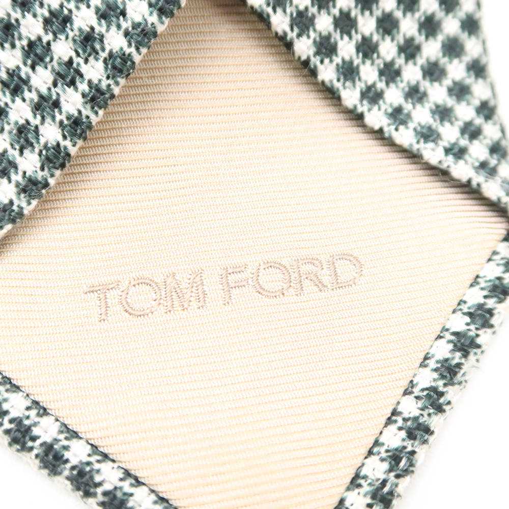Tomford Tom Ford Tie 100 Silk Business Suit Plaid… - image 3
