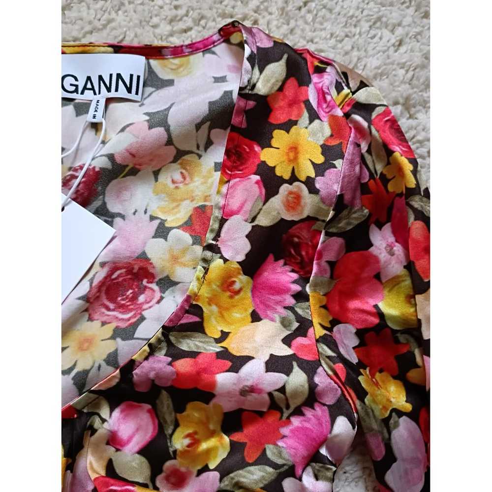 Ganni Silk mid-length dress - image 5