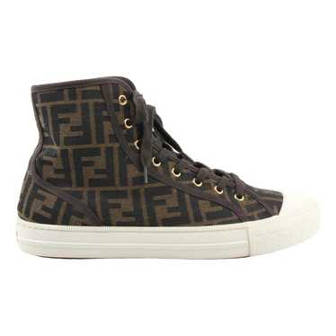 Fendi Cloth high trainers