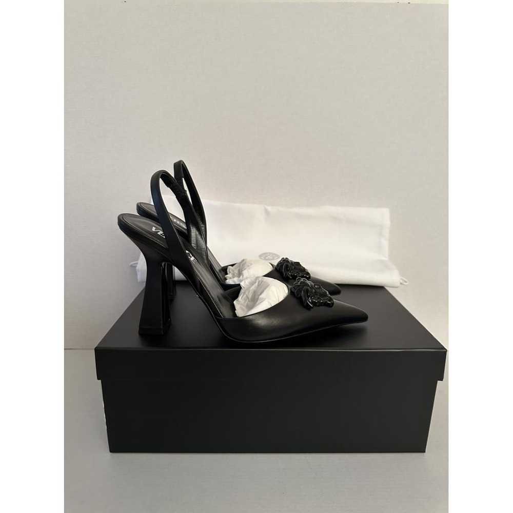 Versace Medusa Aevitas leather heels - image 4