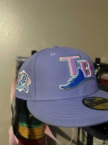 Exclusive Topperz New Era 59FIFTY Tampa Bay Devil Rays Fitted Hat 7 buying 5/8