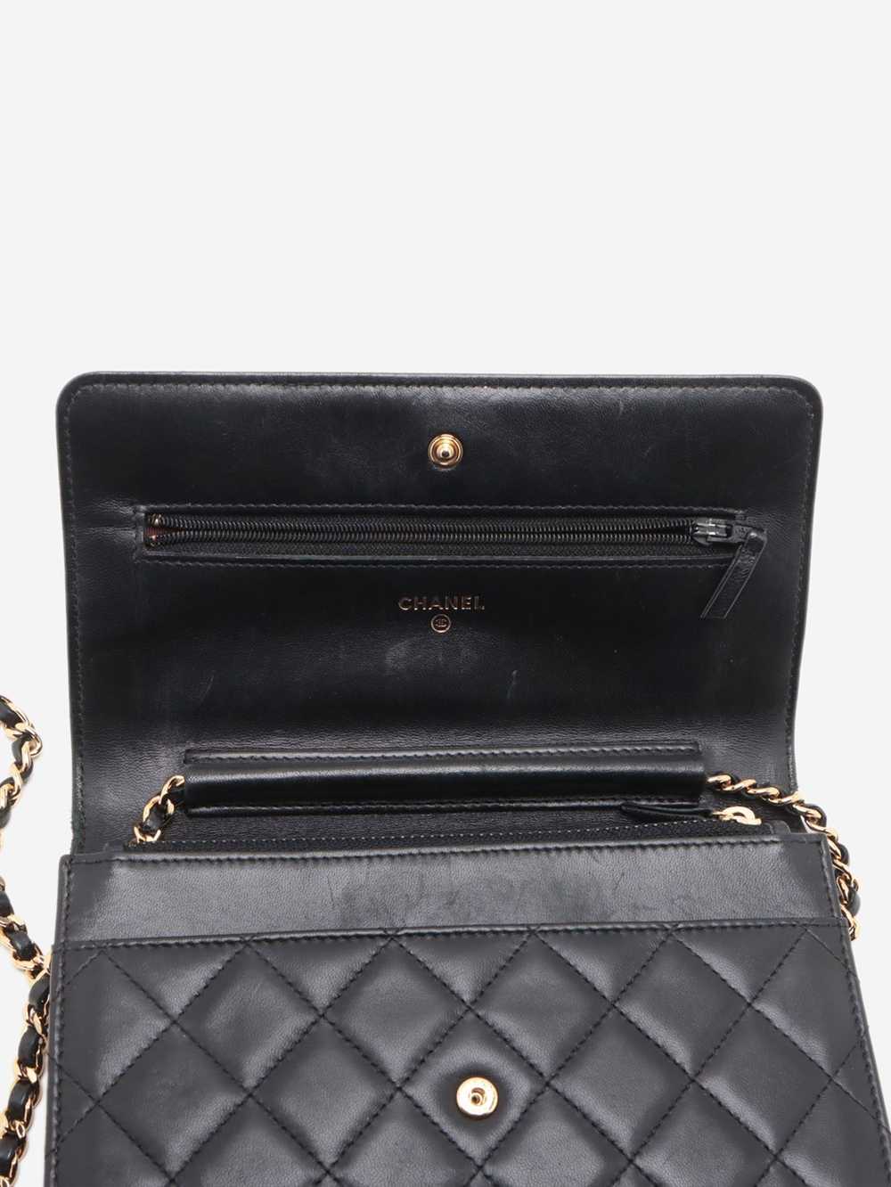 Chanel Black 2017 lambskin Wallet on Chain - image 12