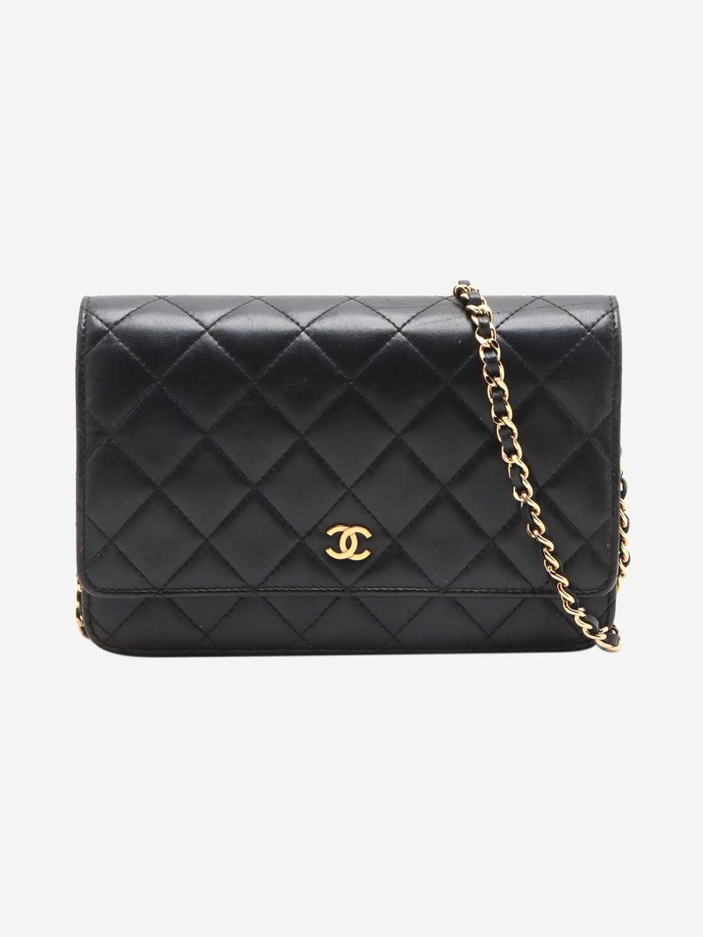 Chanel Black 2017 lambskin Wallet on Chain - image 1