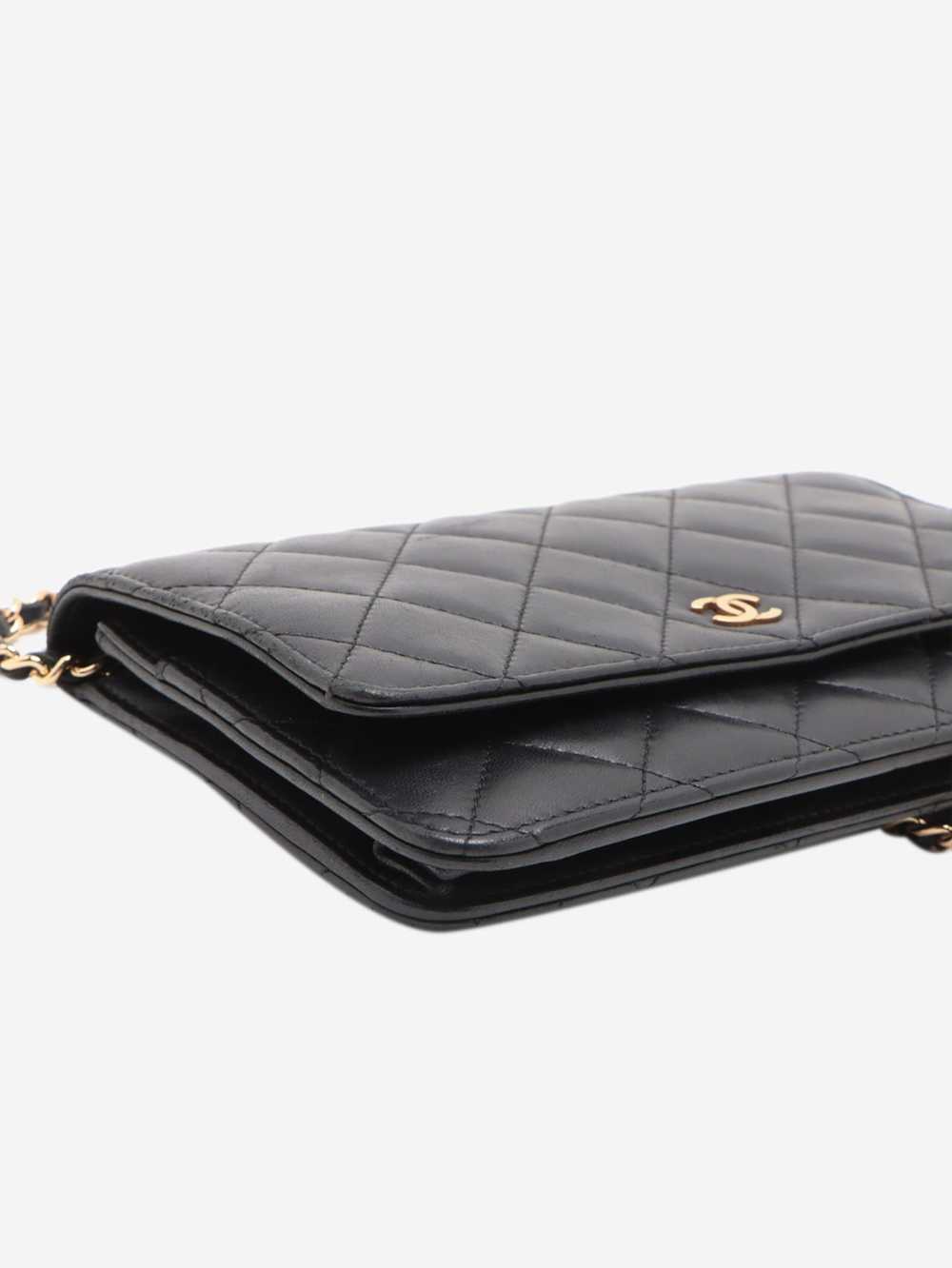 Chanel Black 2017 lambskin Wallet on Chain - image 4