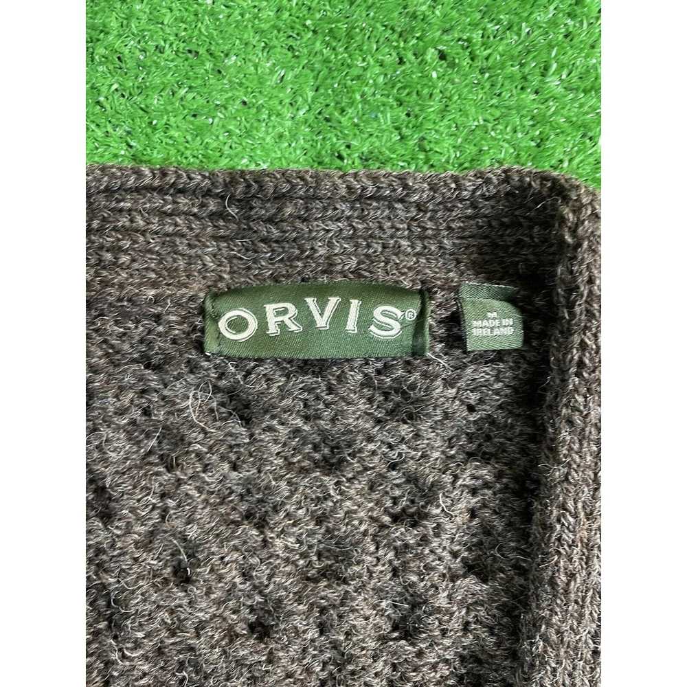 Orvis Vintage Orvis Irish Wool Cable Knit Medium … - image 3