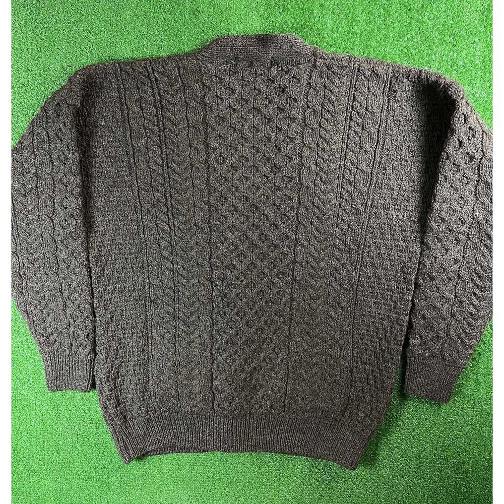 Orvis Vintage Orvis Irish Wool Cable Knit Medium … - image 4