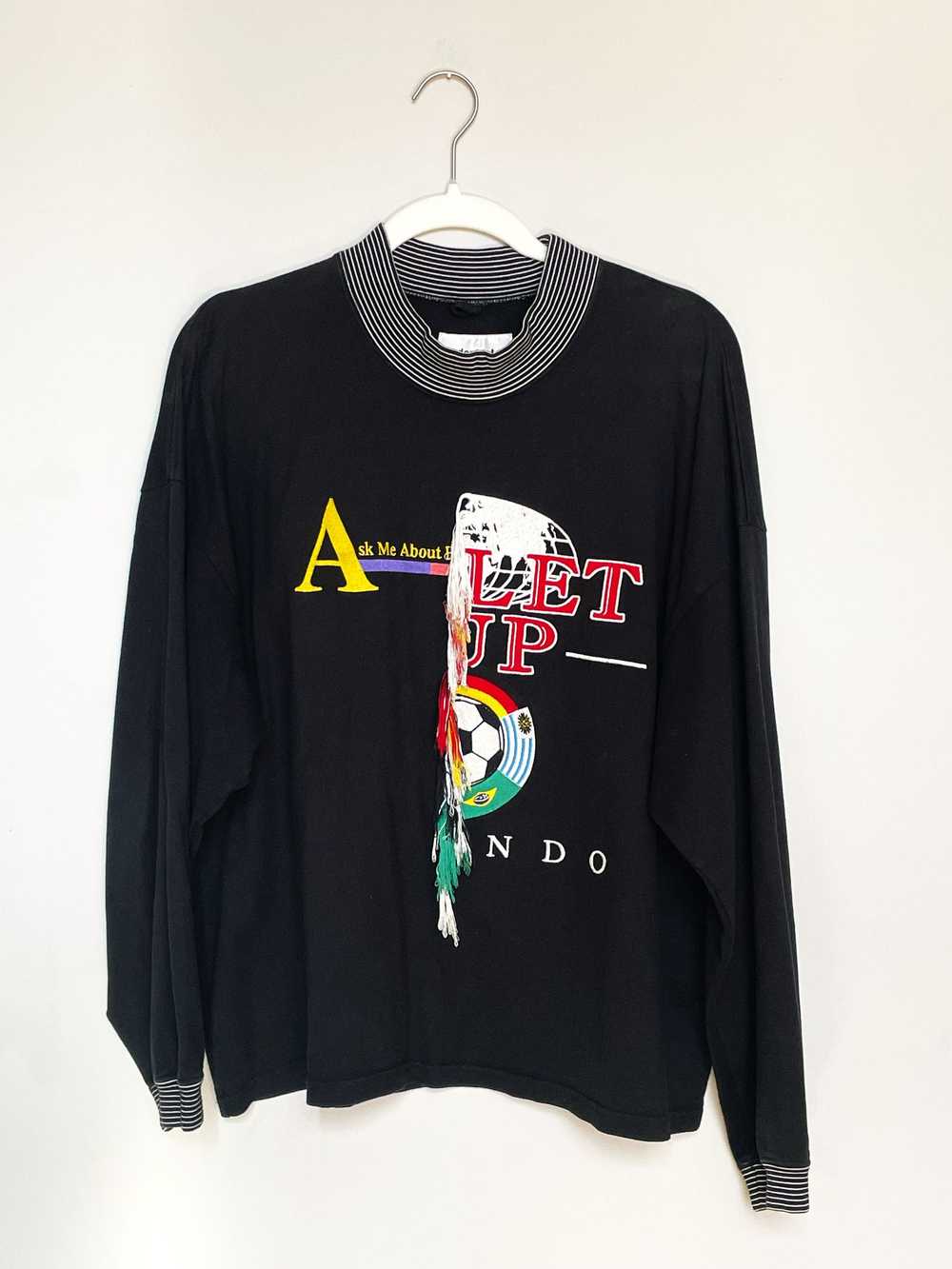 Doublet Embroidered Frayed Sweatshirt - image 1