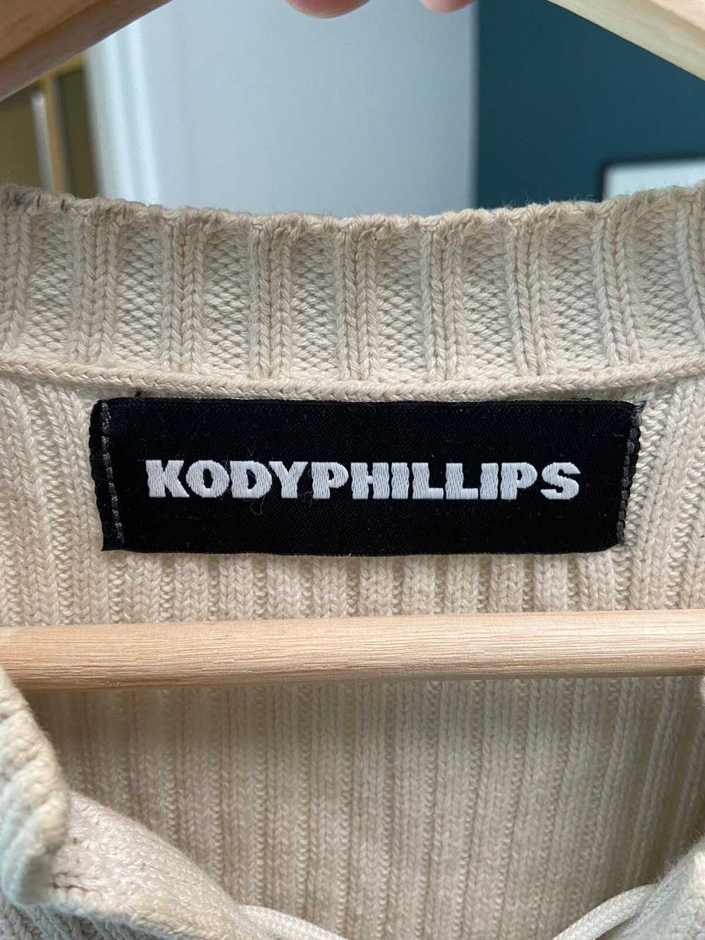 Kody Phillips 1/1 Cream and Brown Cut/Sew Tunic - image 5