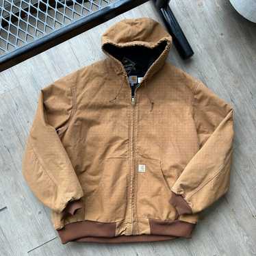 Carhartt VINTAGE | CARHARTT Brown Hooded Workwear… - image 1