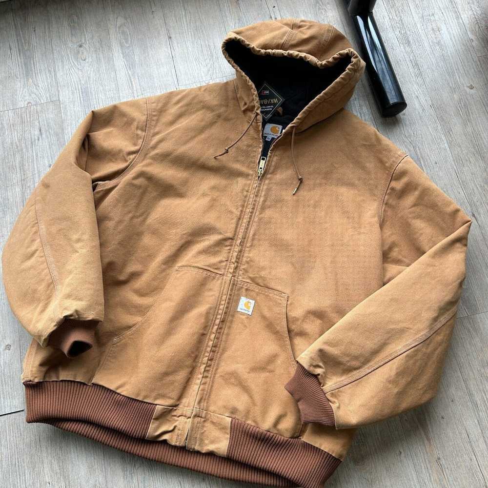 Carhartt VINTAGE | CARHARTT Brown Hooded Workwear… - image 2