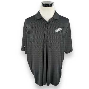 Antigua Philadelphia Eagles Polo Shirt XXL Black … - image 1