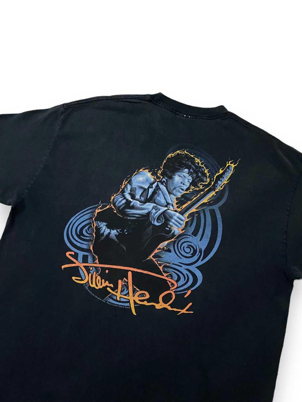 Jimi Hendrix × Rock T Shirt × Vintage Vintage 200… - image 2