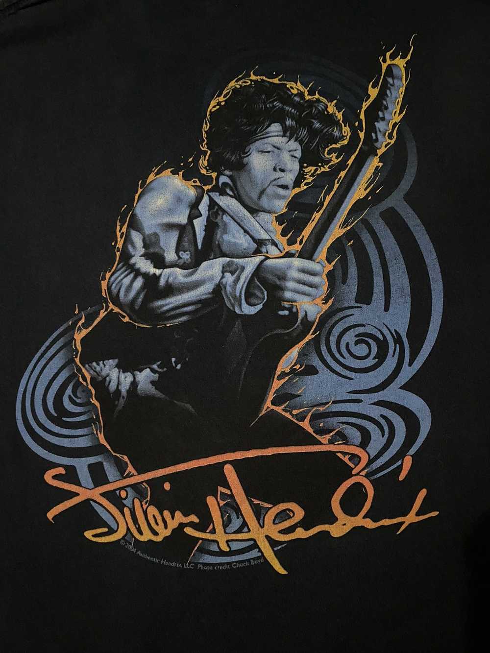 Jimi Hendrix × Rock T Shirt × Vintage Vintage 200… - image 3