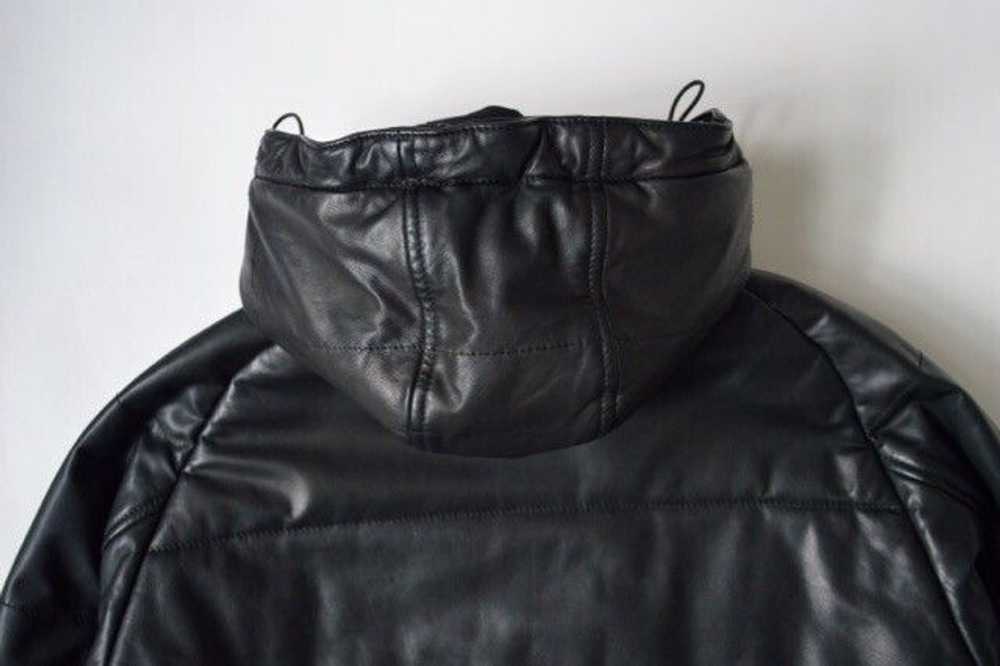 Our Legacy Black Leather Puffer Jacket - image 10