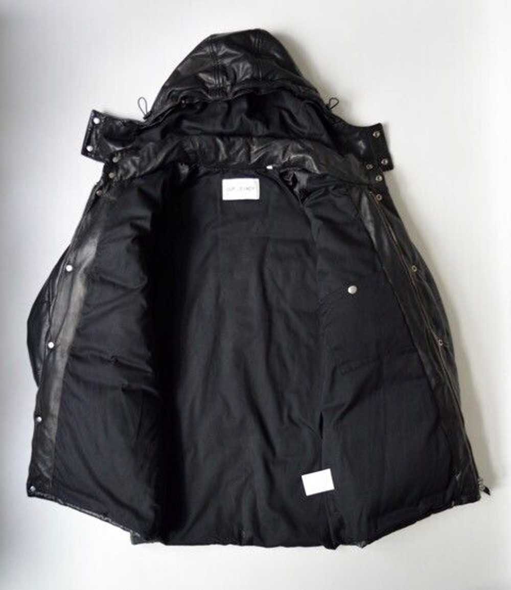 Our Legacy Black Leather Puffer Jacket - image 7