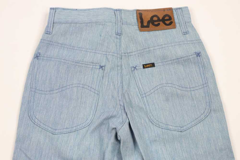 Lee × Vintage Vintage 70s Lee Chambray Flared Bel… - image 10