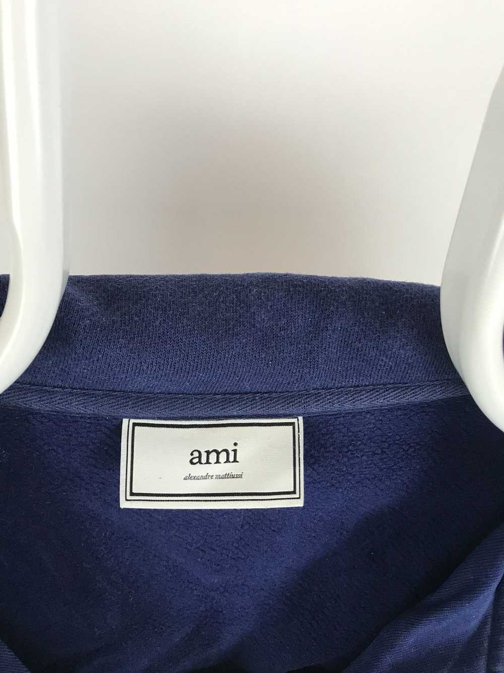 AMI Ami Paris 1/4 Half Zip Sweatshirt Hoodie - image 3