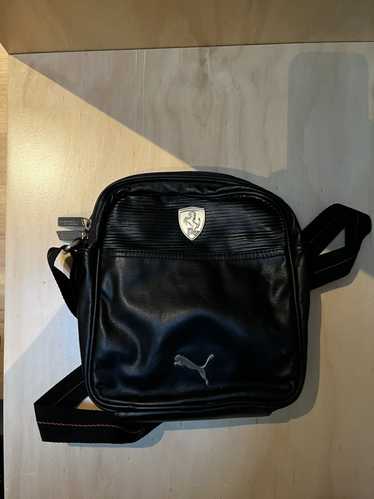 Ferrari × Puma Ferrari X Puma leather Sling Bag - image 1