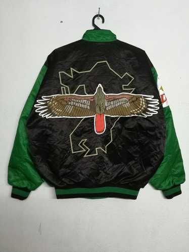 Asics × Japanese Brand × Varsity Jacket Vintage R… - image 1