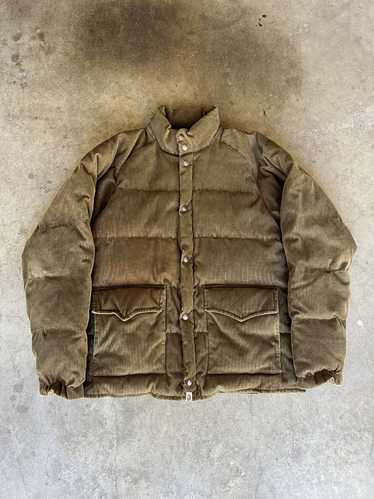 Bape × Vintage OG Bape Corduroy Puffer Jacket