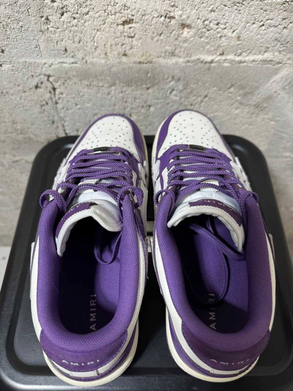 Amiri AMIRI Skel Sneakers Purple - image 5