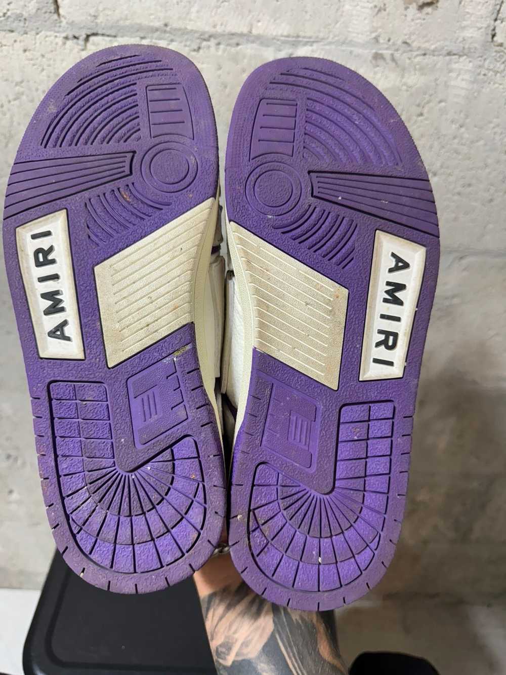 Amiri AMIRI Skel Sneakers Purple - image 7